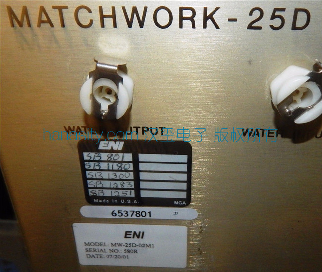 RF MATCH ENI MW-25D-02M1